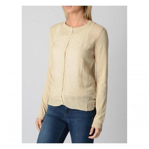 Beige XXL Fred Perry Womens Cardigan 31432025 7071