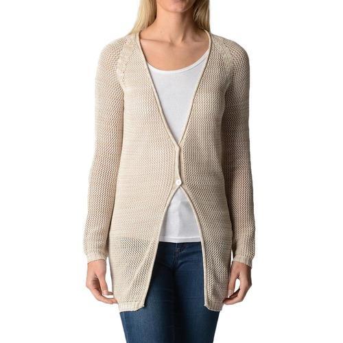 Beige L Fred Perry Womens Cardigan 31412267 0032