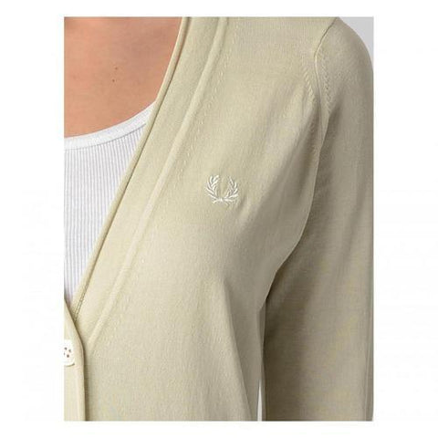 Beige XXL Fred Perry Womens Cardigan 31432006 7001