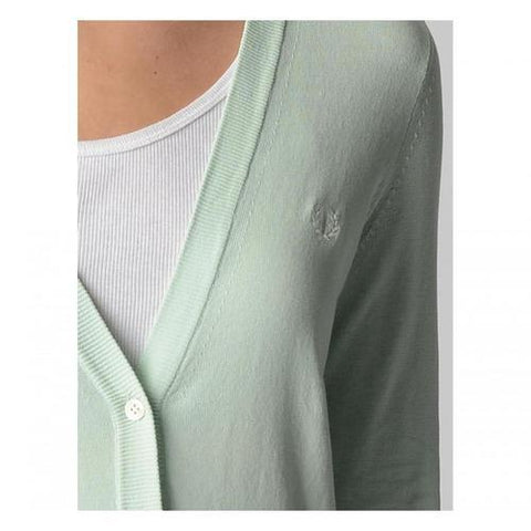 Green L Fred Perry Womens Cardigan 31432015 7054