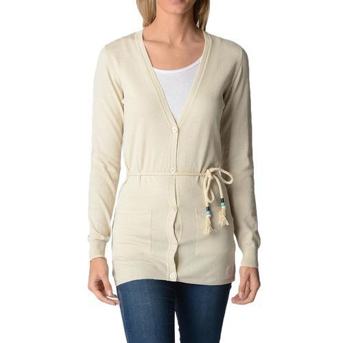 Beige L Fred Perry Womens Cardigan 31432016 7001