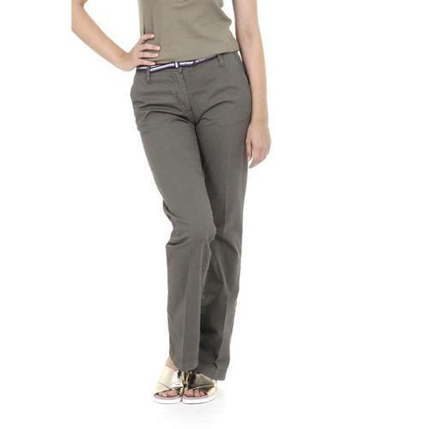 Green 42 EUR - 6 US Fred Perry Womens Trousers 31502547 0918