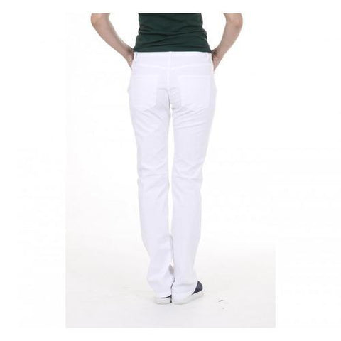 White 48 EUR - 12 US Fred Perry Womens Trousers 31502574 9100