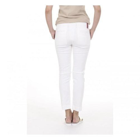 White 27 US - 36 EUR Fred Perry Womens Trousers 31502640 3400