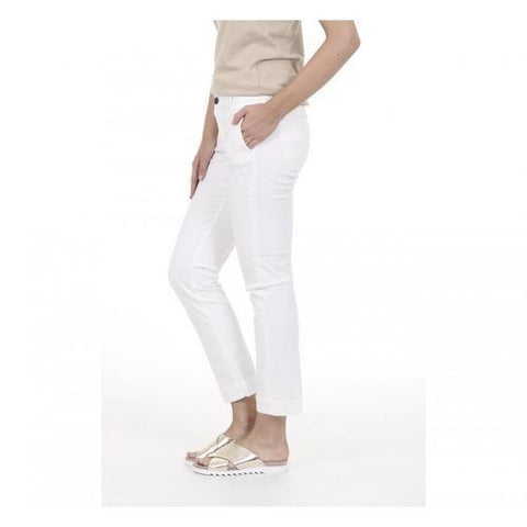 White 27 US - 36 EUR Fred Perry Womens Trousers 31502640 3400