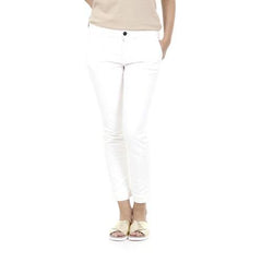 White 27 US - 36 EUR Fred Perry Womens Trousers 31502640 3400