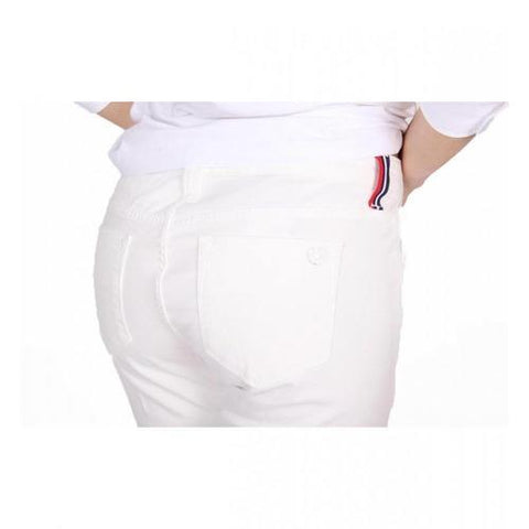 White 28 US - 38 EUR Fred Perry Womens Trousers 31502625 3400