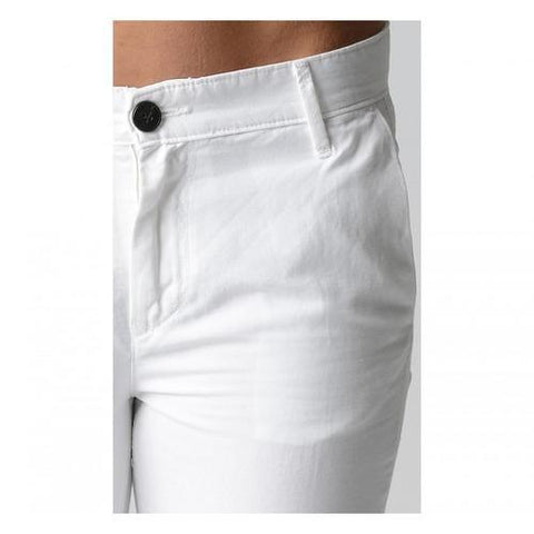 White 28 US - 38 EUR Fred Perry Womens Trousers 31502639 3400