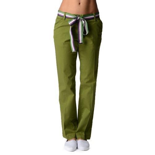 Green 46 EUR - 10 US Fred Perry Womens Trousers 31502521 0884