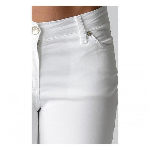White 44 EUR - 8 US Fred Perry Womens Trousers 31502575 9100