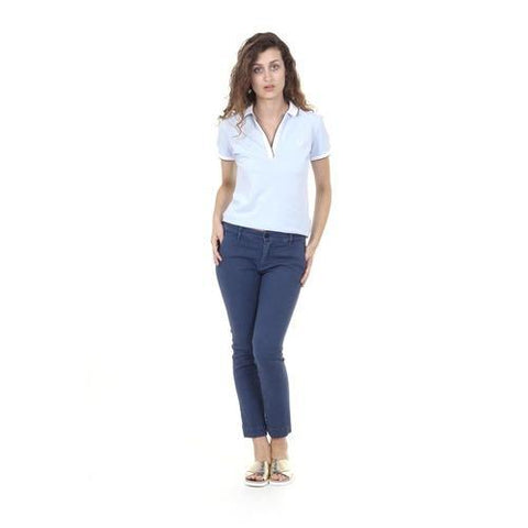 Blue 30 US - 40 EUR Fred Perry Womens Trousers 31502640 0305