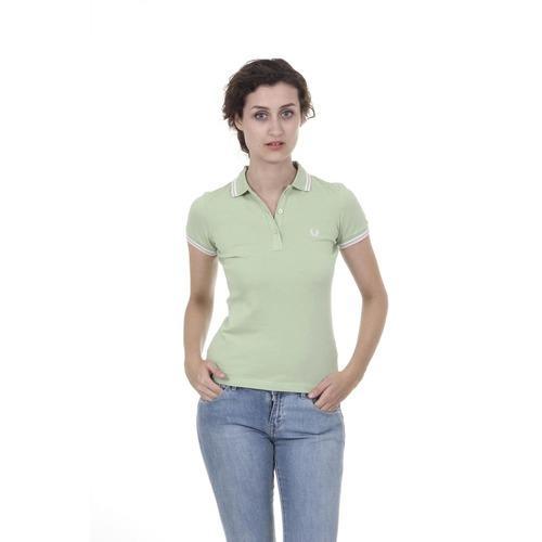 Green XS Fred Perry Womens Polo 31162138 2364