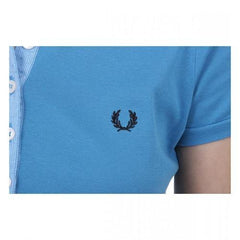 Light Blue M Fred Perry Womens Polo 31042031 0780