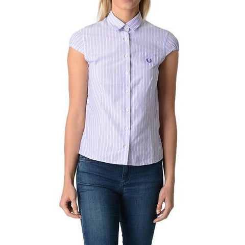 Striped M Fred Perry Womens Shirt 31212637 0031