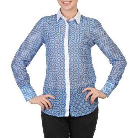 Multicolor L Fred Perry Womens Shirt 31222064 0031