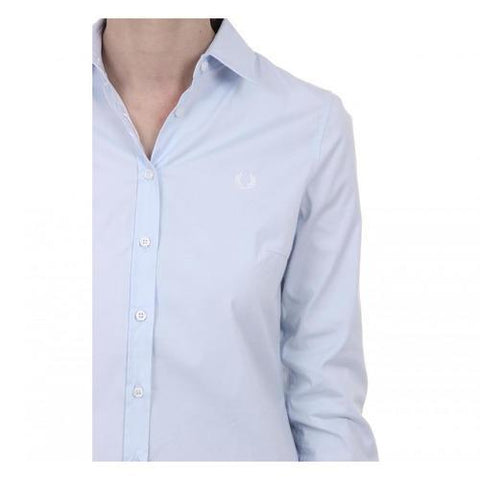 Light Blue XS Fred Perry Womens Shirt 31202300 0254