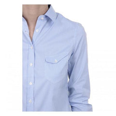 Light Blue S Fred Perry Womens Shirt 31213398 0033