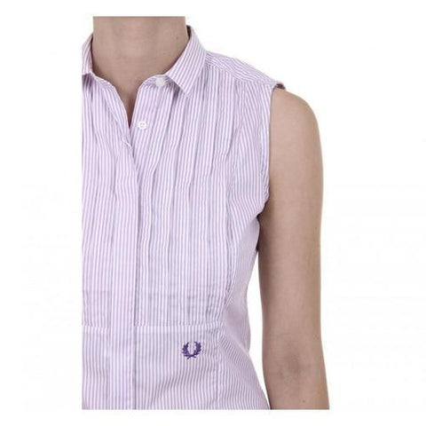 Striped M Fred Perry Womens Shirt 31212766 0032