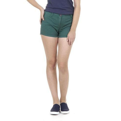 Green 40 EUR - 4 US Fred Perry Womens Shorts 31502573 0132