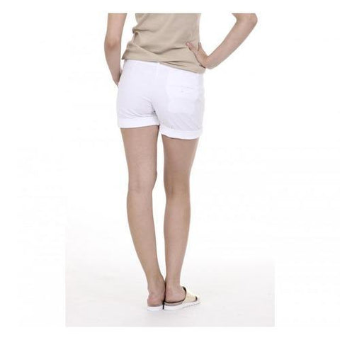 White 40 EUR - 4 US Fred Perry Womens Shorts 31502612 9100