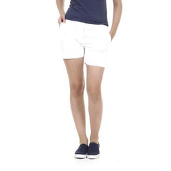 White 44 EUR - 8 US Fred Perry Womens Shorts 31502637 3400