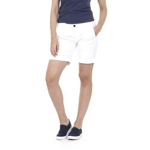 White 28 US - 38 EUR Fred Perry Womens Shorts 31502641 3400