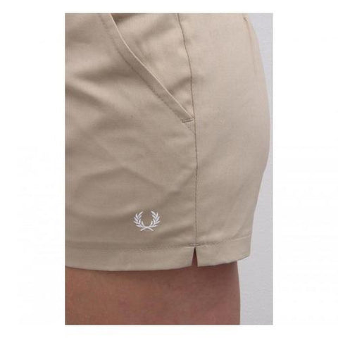 Beige 42 EUR - 6 US Fred Perry Womens Shorts 31512075 0242