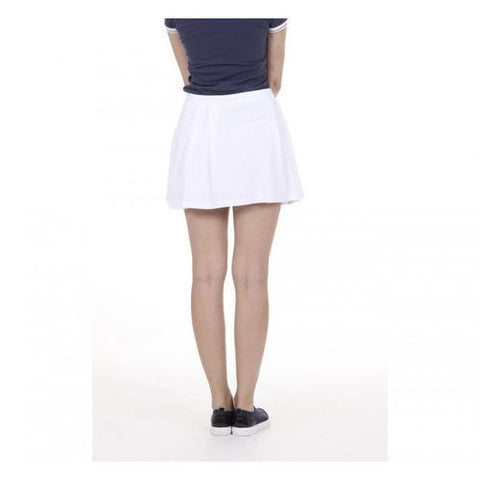 White S Fred Perry Womens Skirt 31102217 9100