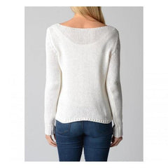 White L Fred Perry Womens Sweater 31472010 9100