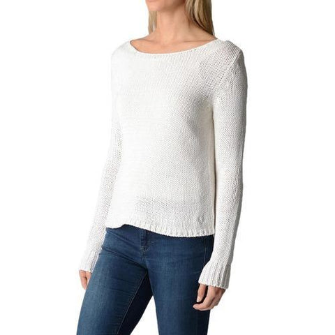 White L Fred Perry Womens Sweater 31472010 9100