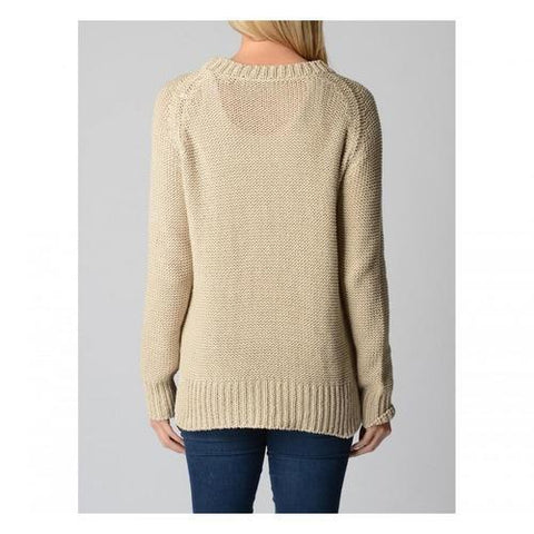 Beige L Fred Perry Womens Sweater 31472011 0242