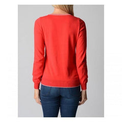 Red L Fred Perry Womens Sweater 31412114 0034