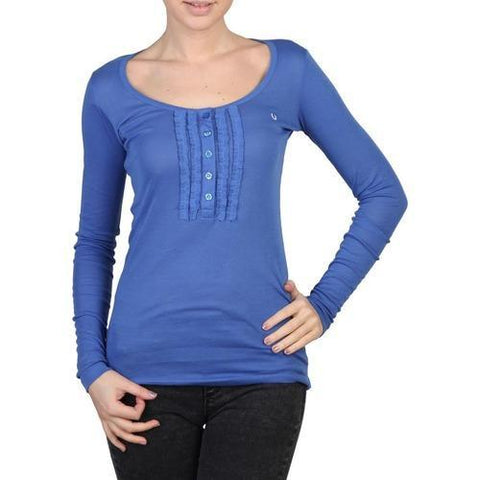 Blue L Fred Perry Womens Sweater 31042063 0265