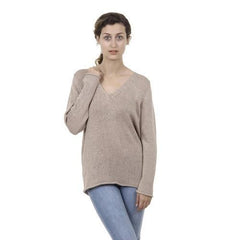 Brown L Fred Perry Womens Sweater 31412282 7071
