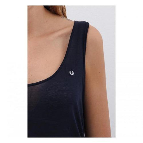 Dark Blue L Fred Perry Womens Top 31022165 9608