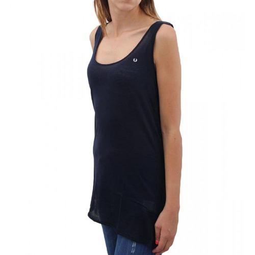 Dark Blue L Fred Perry Womens Top 31022165 9608