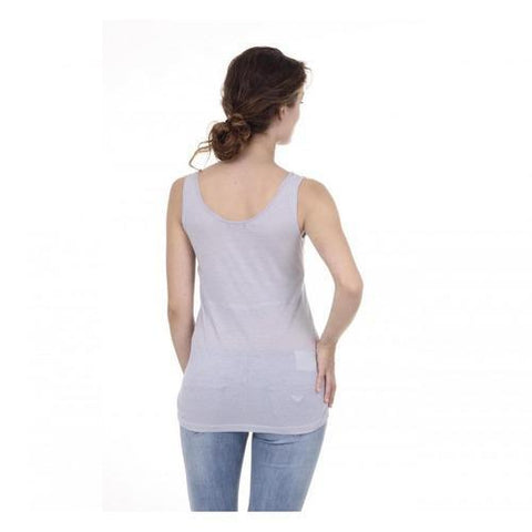 Light Grey L Fred Perry Womens Top 31022163 0101