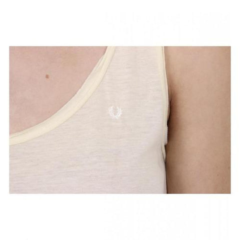 Yellow S Fred Perry Womens Top 31022165 0358