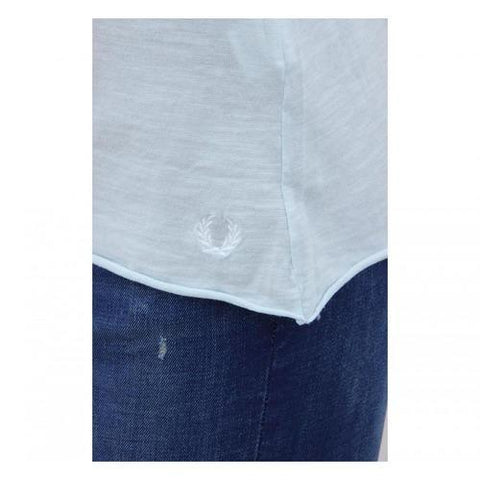 Light Blue S Fred Perry Womens T-Shirt 31052004 0163