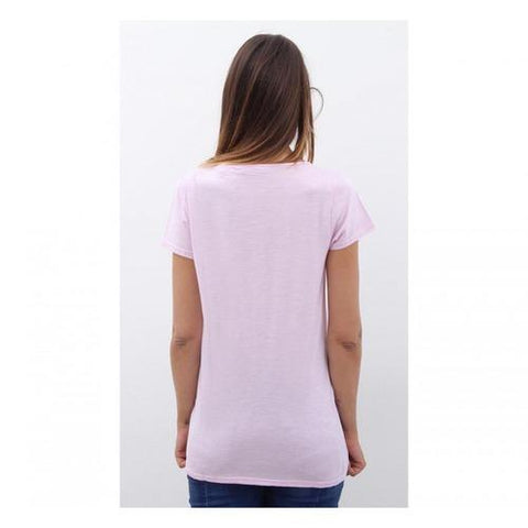 Pink S Fred Perry Womens T-Shirt 31052007 0881