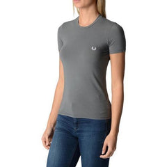 Grey L Fred Perry Womens T-Shirt 31032160 0120