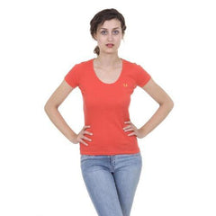 Red M Fred Perry Womens T-Shirt 31042032 0899