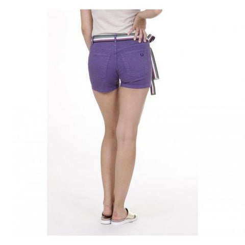 Purple 44 EUR - 8 US Fred Perry Womens Shorts 31502516 0882