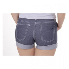 Denim 42 EUR - 6 US Fred Perry Womens Shorts 31512050 9608
