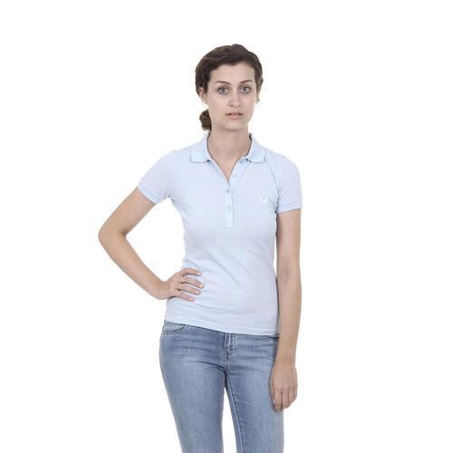 Light Blue XS Fred Perry Womens Polo 31162043 0920