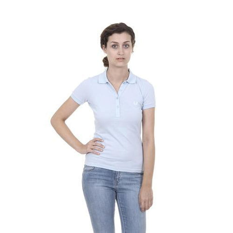 Light Blue XS Fred Perry Womens Polo 31162043 0920