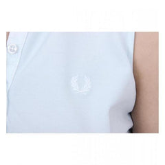 Light Blue M Fred Perry Womens Polo 31162354 0163