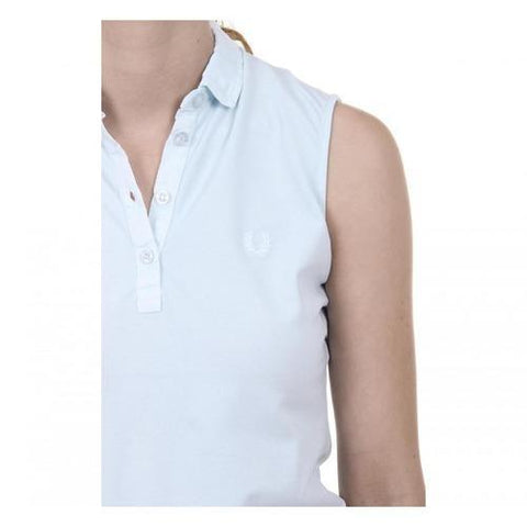 Light Blue M Fred Perry Womens Polo 31162354 0163