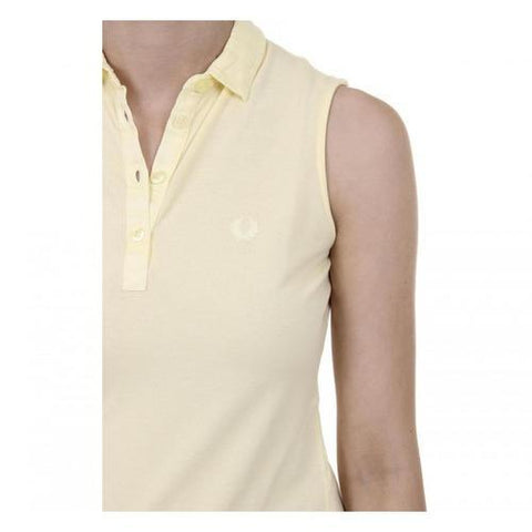 Yellow L Fred Perry Womens Polo 31162354 0759