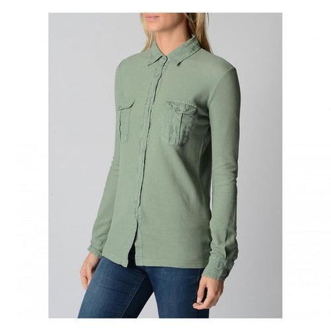 Green S Fred Perry Womens Shirt 31102215 7079